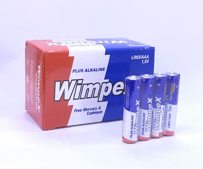 Батарейка лужна Wimpex LR03/AAA (40 шт./пач.) (960) Київ - фото 1