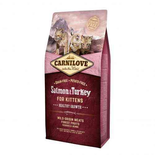 Сухий корм Carnilove Cat Salmon & Turkey для кошенят, лосось та індичка, 6 кг Київ