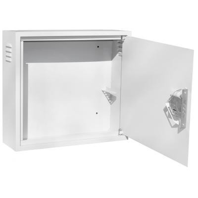 Шкаф настенный Ipcom антивандальный ящик БК-550-з-2-2U К-4551 (ТЦБ-0019577) Винница - изображение 3