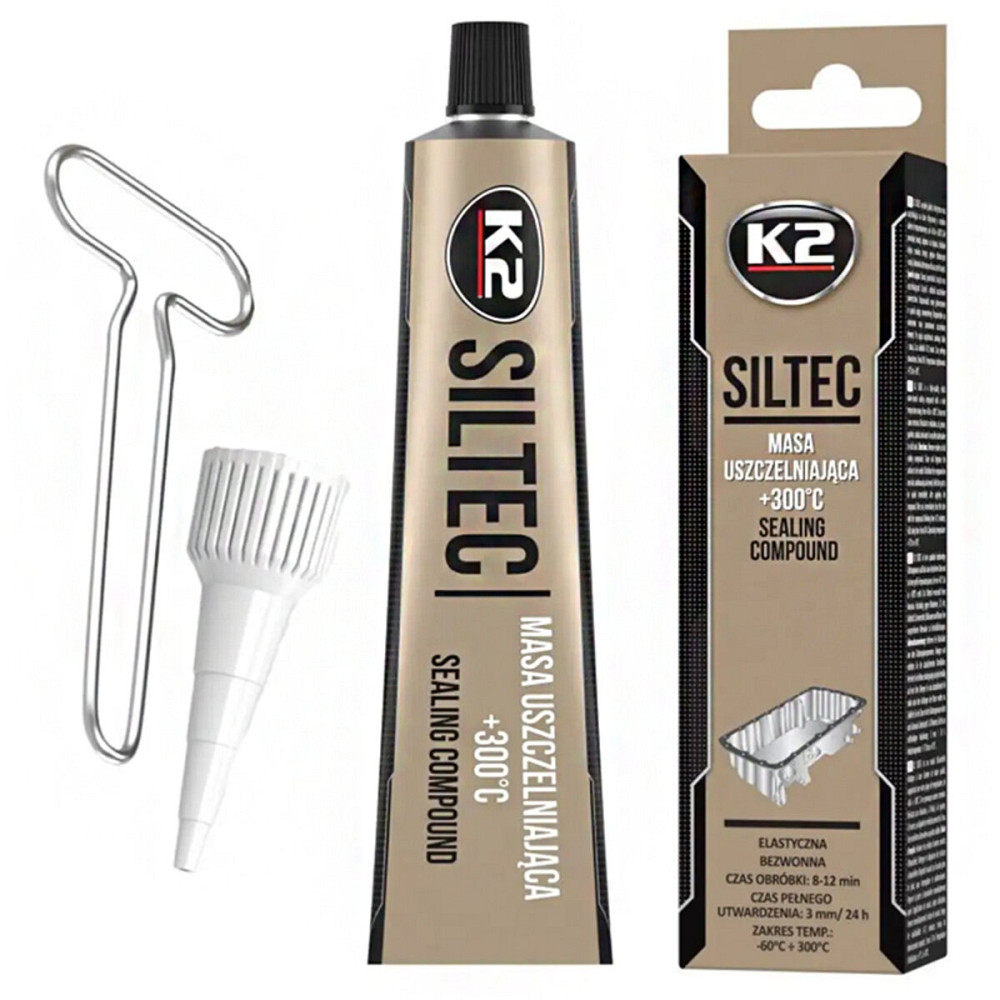 Герметик силіконовий K2 Siltec 90г Киев - изображение 1