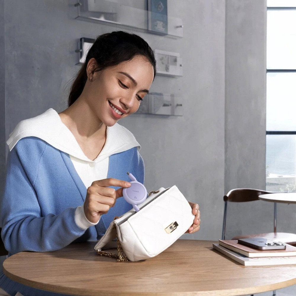 Кабель Baseus Free2Pull Mini Charging Cable USB-C to USB-C 60W 1m Nebula Purple P10364500511-01 Одеса - фото 7