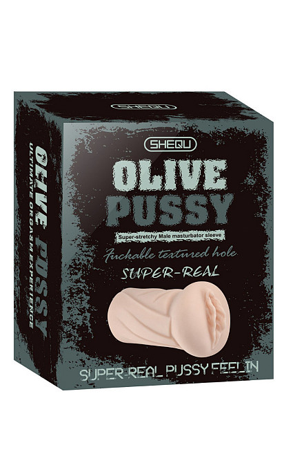 Мастурбатор - Olive Pussy Stroker цвет телесный Sex Aura Киев - изображение 8