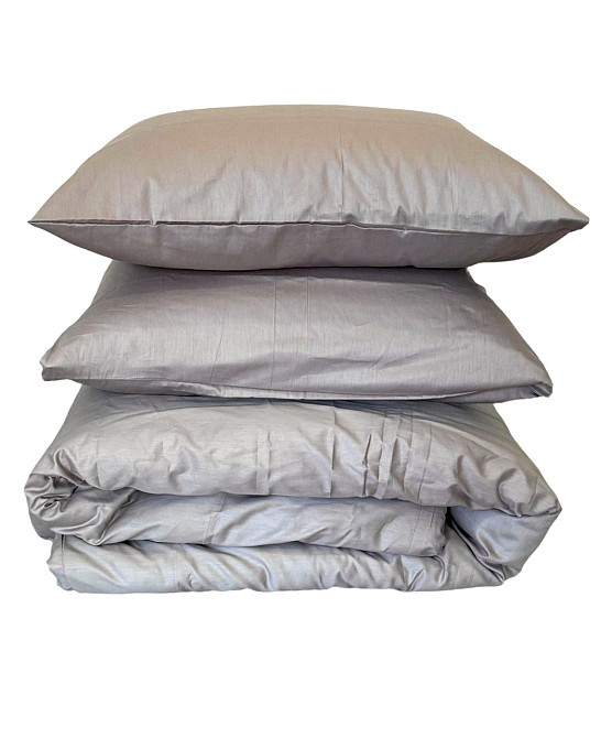 Ecotton Підковдра на блискавці Ecotton Євро двоспальний 210х220 см сатин із бавовни однотонний Киев - изображение 2