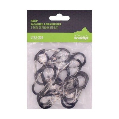 Карабин туристический Tramp Набір 10 шт S-типу середній (UTRA-306) Винница - изображение 2
