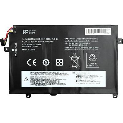 Аккумулятор для ноутбука Lenovo Thinkpad E470 (01AV411) 10.95V 3650mAh PowerPlant (NB480883) Винница - изображение 1