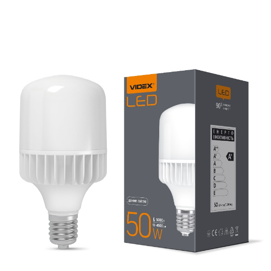 Лампа A118 50W Е40 5000К 220V LED Videx Житомир