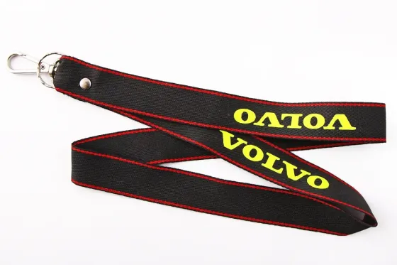 Шнурок на шию для ключів з карабіном Volvo Вінниця