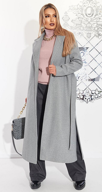 Кашемірове пальто з розрізами (44) Київ - фото 2