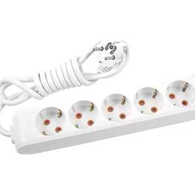 Мережевий подовжувач Panasonic X-tendia із заземленням 5 розетки, 2м (WLTB04522GR-UA) Вінниця