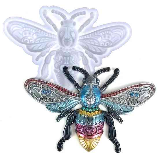 Молд силіконовий Бджола 162 на 109 мм білий Київ