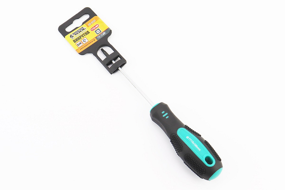 Викрутка магнітна TORX TT15x100мм ручка з TPR покриттям 49-0151 Київ - фото 1