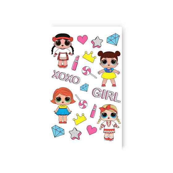 Набор детских временных татуировок 