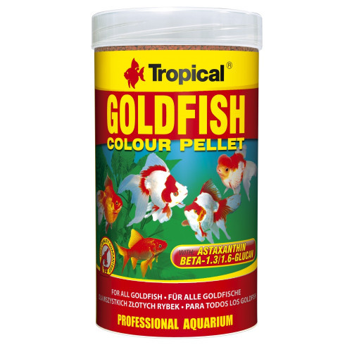 Корм Tropical Goldfish Color Pellet для золотих рибок гранули 90 г / 250 мл Киев - изображение 1