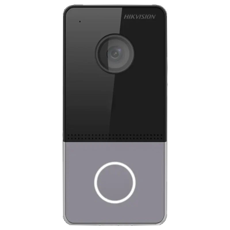 IP виклична панель Hikvision DS-KV6103-PE1 (С) сріблястий з чорним Харків - фото 1