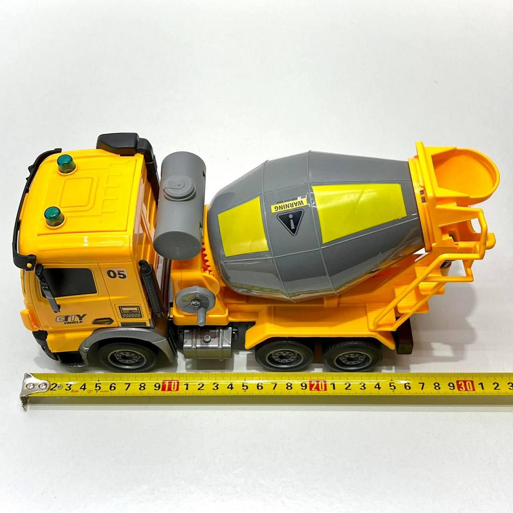 Машинка самоскид бетономішалка на радіокеруванні акумулятор підсвічування рухомі деталі Жовта (YJ-114-2-116-1) Чернигов - изображение 2