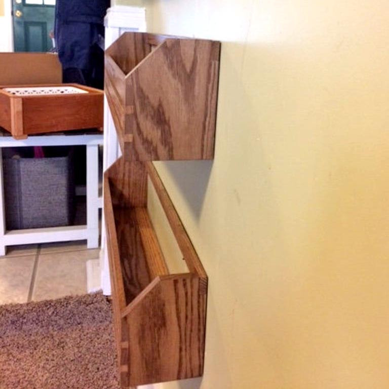 Настінна книжкова полиця "Атлас 80" капучино Миколаїв - фото 5