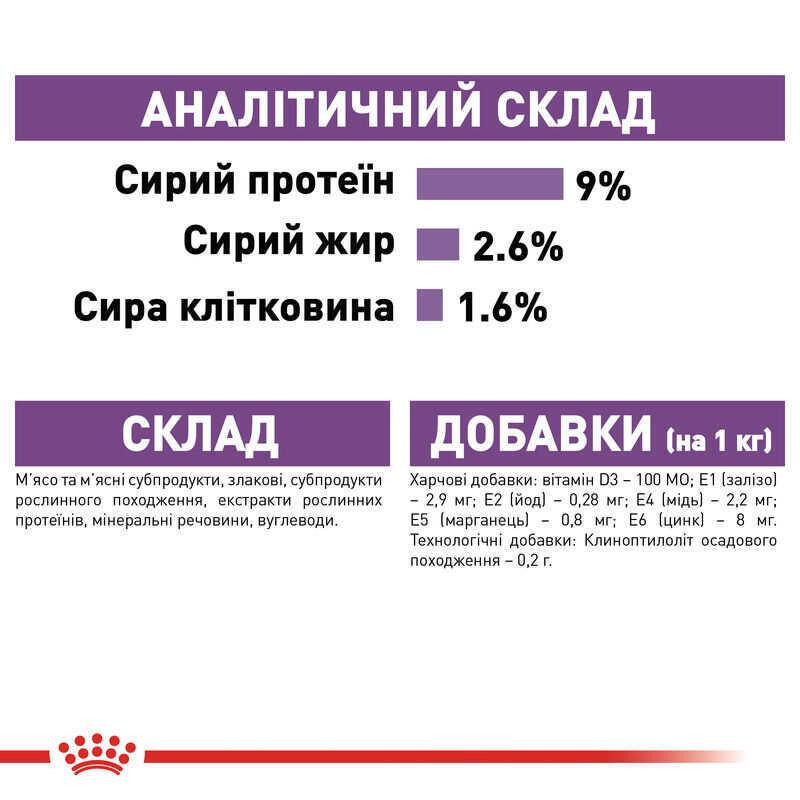 Royal Canin Sterilised Jelly (Роял Канин Стерелайзд желе) влажный корм для стерилизованных кошек от 12 месяцев 0.085 кг. х 12 шт. Запорожье - изображение 7