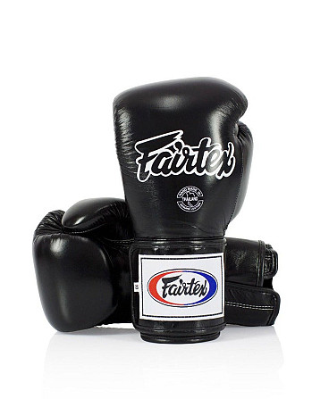 Боксерські рукавиці Fairtex BGV5 Black 10 унцій (бинти в комплекті) Кам'янське - фото 2