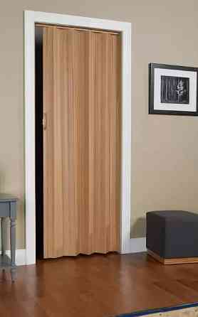 Ширма-гармошка міжкімнатна Дуб 820х2030х0,6 мм Дніпро