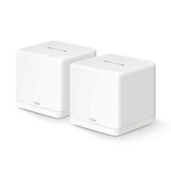 WiFi Mesh система Mercusys Halo H60X 2-pack (AX1500, 3хGE WAN/LAN, Beamforming, MU-MIMO, OFDMA) white Харків