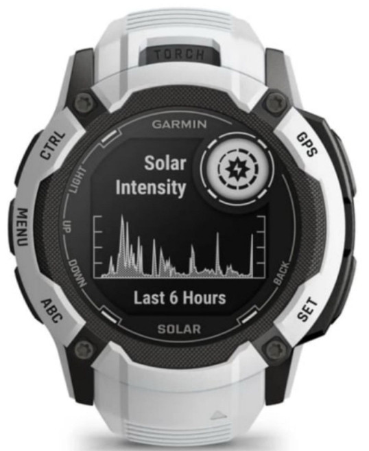 Смарт-годинник Garmin Instinct 2X Solar 50мм білий. Київ - фото 3