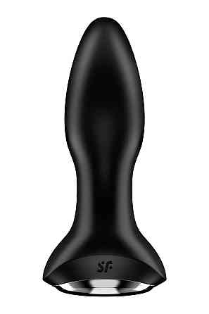 Анальная смарт вибропробка с жемчужным массажем Satisfyer Rotator Plug 2+ Black Sex Aura Киев