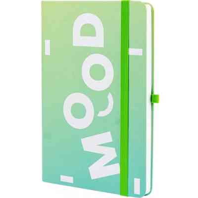 Книга записная Optima Mood А5 128 листов линия зеленый (O20812-44) Винница