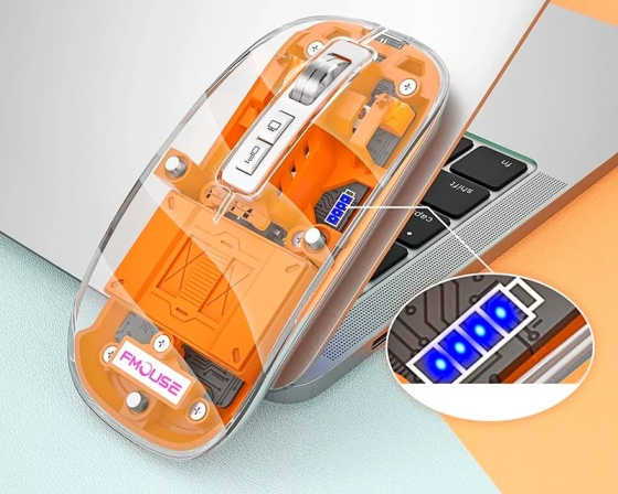 Бездротова миша FMouse M133 2.4 ГГц RGB (акумуляторна) Київ