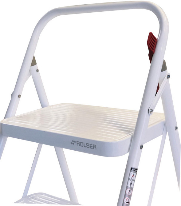 Лестница Rolser Taburete M/10 UNE 2 ступени Blanco (MET003-1024) Киев - изображение 5