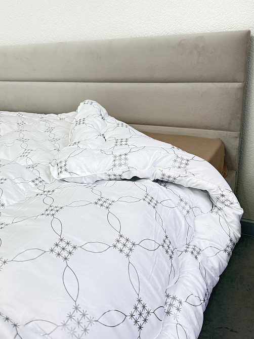 LeLeka Ковдра Leleka двоспальна Євро 200х220 см штучний пух стьогана біла Киев - изображение 9