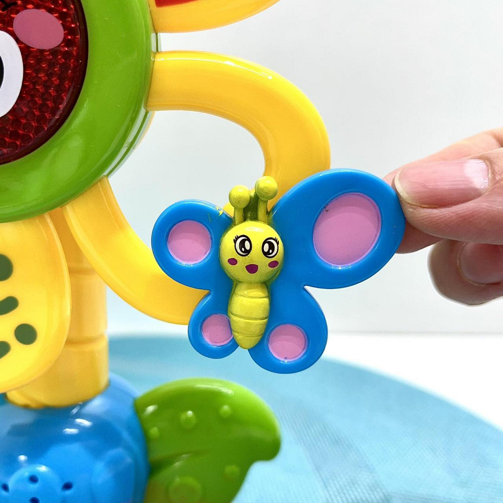 Музичне брязкальце TK Group Квіточка підсвітка на присоску українське озвучування (36687) Чернігів - фото 6