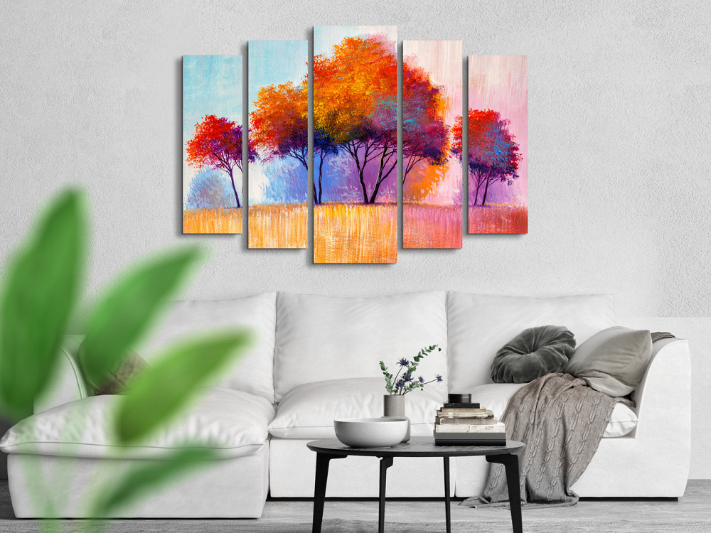 Модульная картина в гостиную / спальню Красочные лес Art-428_5 ( 80х118см ) Киев - изображение 2