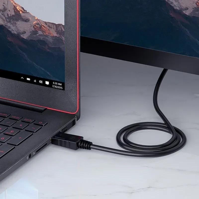 Кабель DisplayPort до HDMI 4K 1.8м позолочений Київ - фото 5