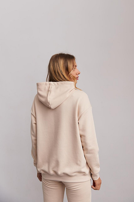Удобный худи для беременных и кормления грудью свободного кроя Chelm XXL-3XL (50-52) Lullababe Молочный Кривой Рог - изображение 7
