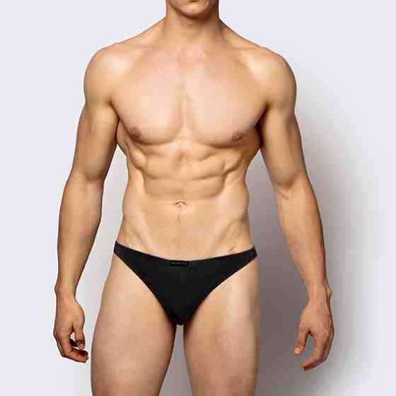 Чоловічі Стрінги Atlantic 2BMP-253 S, Чорний Київ