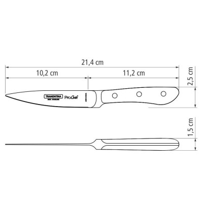 Кухонный нож Tramontina Prochef 102 мм (24160/004) Винница - изображение 3