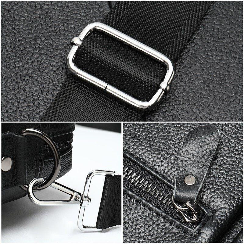 Сумка чоловіча Чорна (Vintage) Київ - фото 4