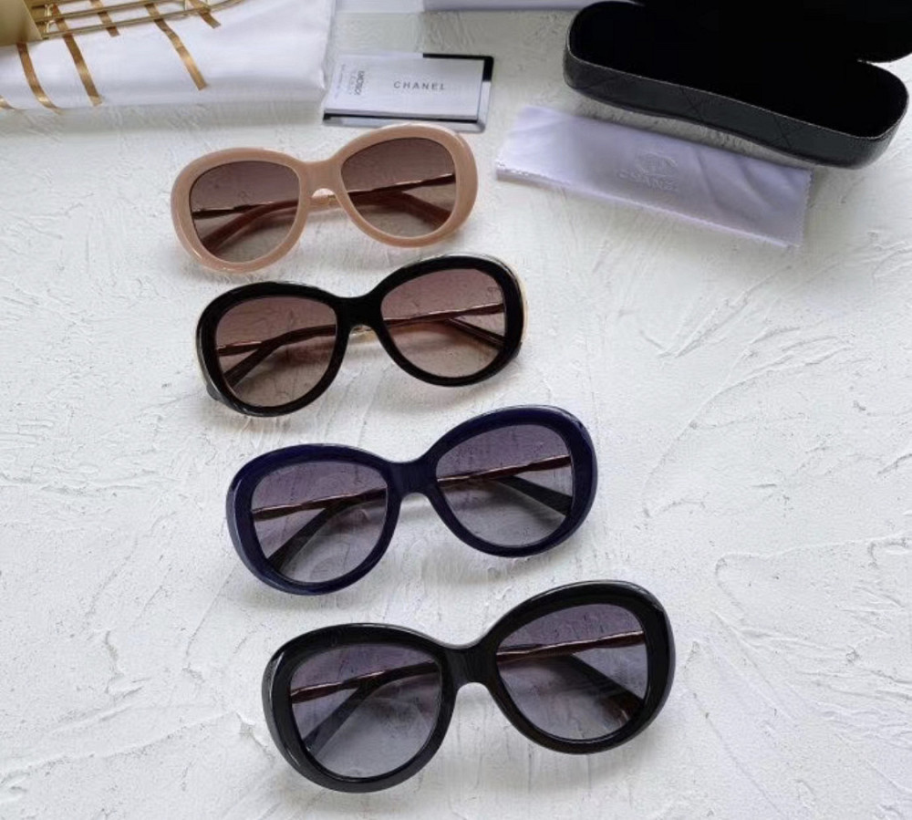 Женские солнцезащитные очки Ch (5429) blue Lux Киев - изображение 4
