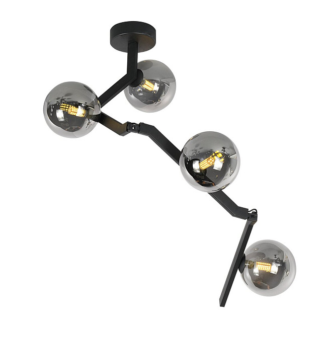 Люстра стельова регульована VALESO BX84020-4 BK чорна Коломия - фото 1