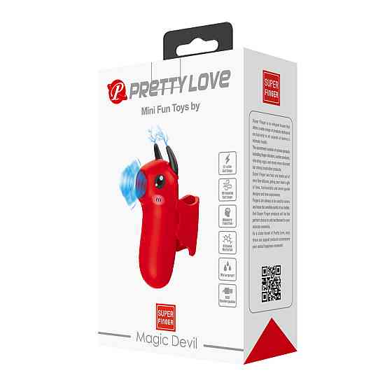 Вібростимулятор PRETTY LOVE MAGIC DEVIL, 10 thrusting settings 1 electric shock function Sex Aura Київ