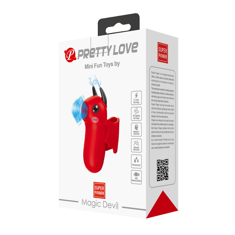 Вибростимулятор PRETTY LOVE MAGIC DEVIL, 10 thrusting settings 1 electric shock function Sex Aura Киев - изображение 2