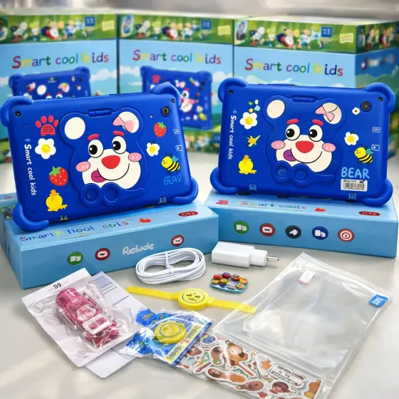 Планшет Smart Cool Kids C12 для детей, 8 ГБ ОЗУ, 256 ГБ ПЗУ, Android, 7 дюймов синий Коломия