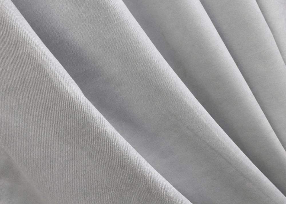 Комплект штор на люверсах VR-Textil Микровелюр Petek № 1477ш Светло-серый 150х270 см 2 шт (37-0165) Киев - изображение 15