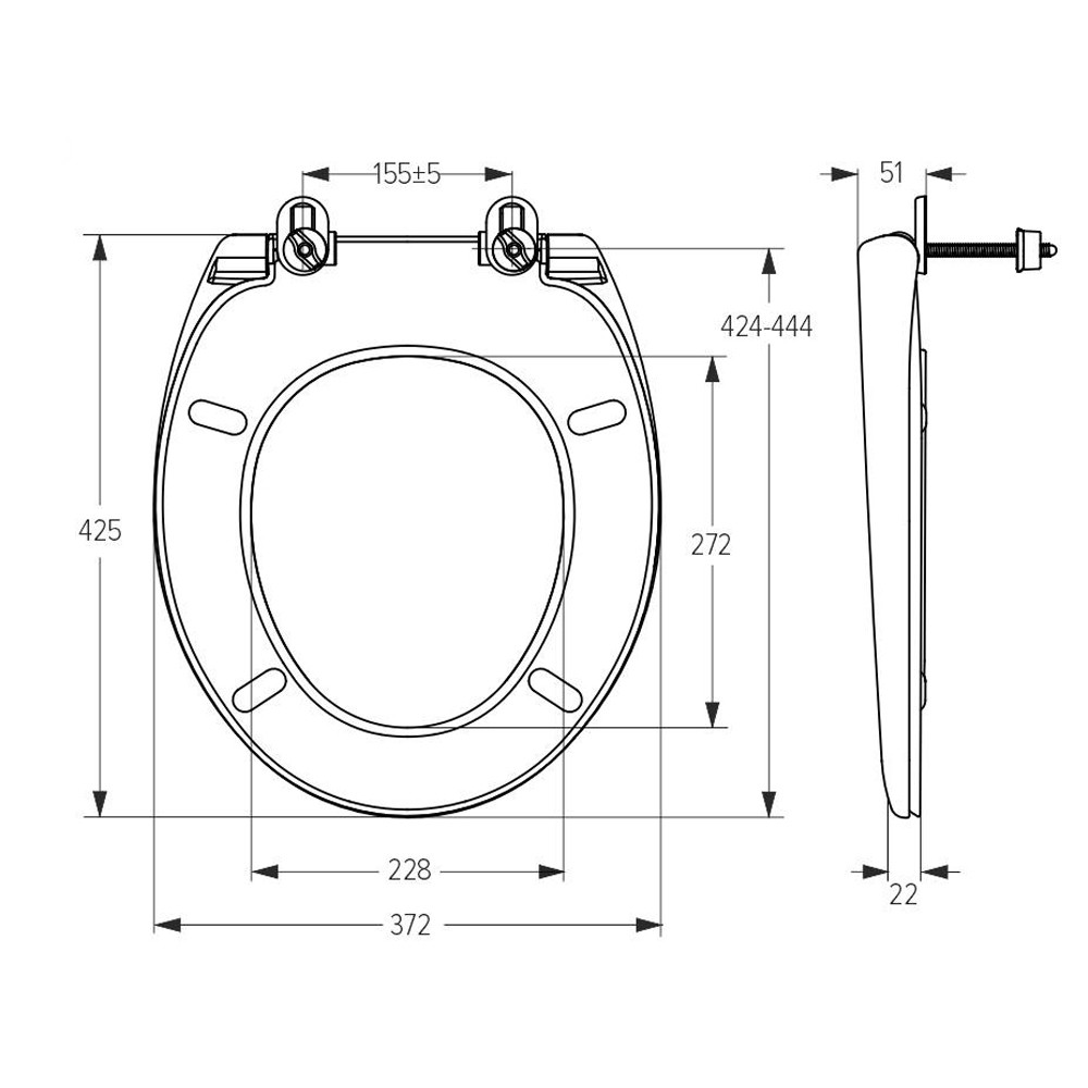 Сидіння для унітазу SoloPlast СП-1 Киев - изображение 5