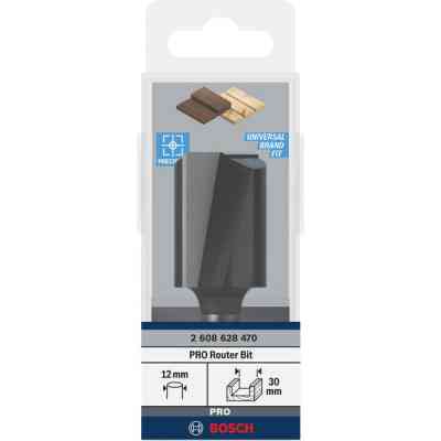 Фреза Bosch Professional пазовая с двумя лезвиями, Std, S12, D30, L40 (2.608.628.470) Винница