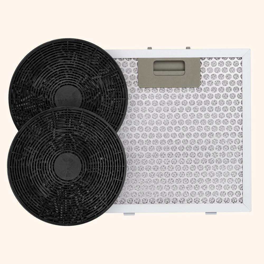 Островная вытяжка Barett Ø35 см, рециркуляция, 558 м³/ч, светодиодный фильтр с активированным углем, черный Ровно - изображение 6