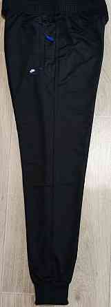 Мужские спортивные зауженные штаны под манжет Nike,ткань лакоста. Киев