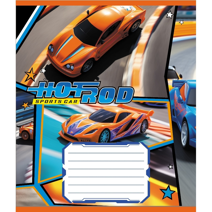 Зошит учнівський "Супертрак" 018-530353K-2 в клітинку, 18 аркушів Вінниця - фото 1