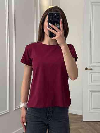 Базова футболка жіноча однотонна Кремовий L Харків