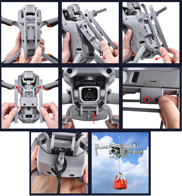 Система скидання вантажу DJI Air 2S / Mavic Air 2 500г STARTRC 1109410 Київ - фото 3